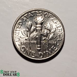 Back (tails side) of a dime