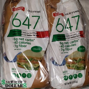 647 Old Tyme 40 calorie bread