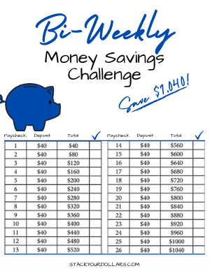 Bi Weekly Savings Plan