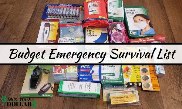 Image of Budget Emergency Survival List