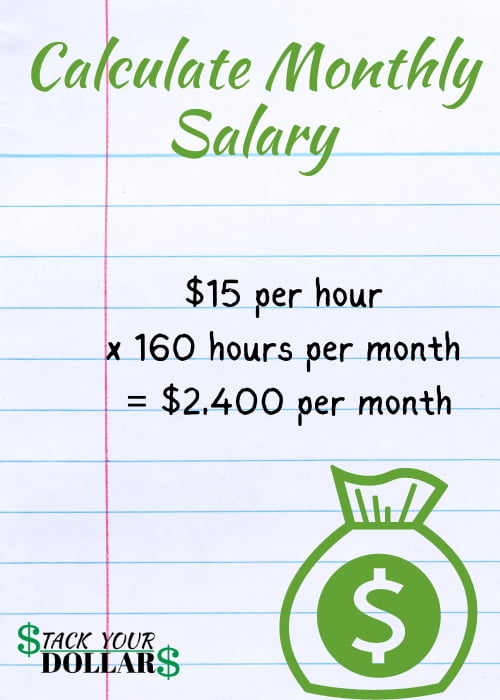 How to calculate monthly salary