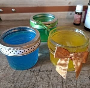 DIY air freshener in mason jar