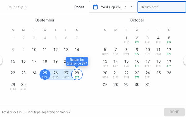 Image of how to get cheap flights on google flights