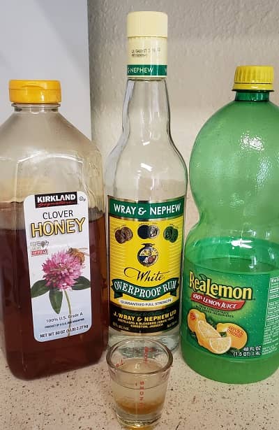 Jamaican cold remedy with rum