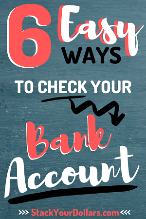 How To Check Your Bank Account Balance Online Pin