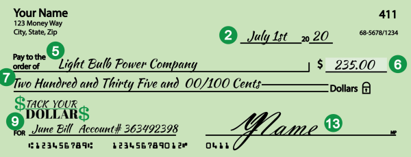 12 Parts Of A Check Labeled & Explained - Stack Your Dollars