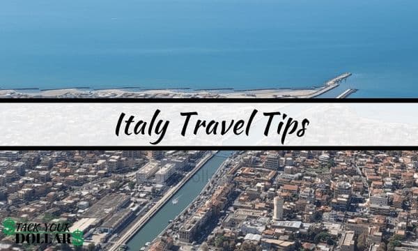 Aerial Shot with Italy travel tips