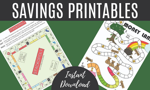 Savings Printable