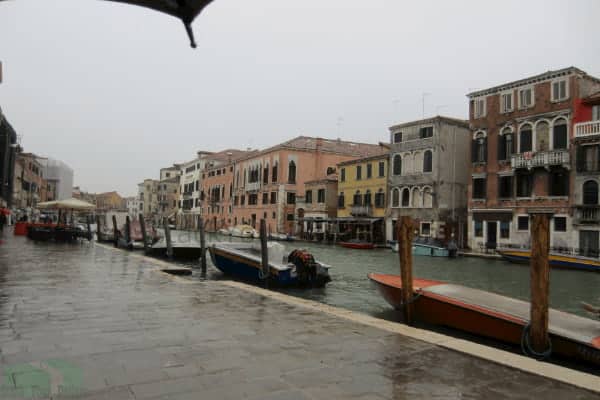 Image of Venice in rain