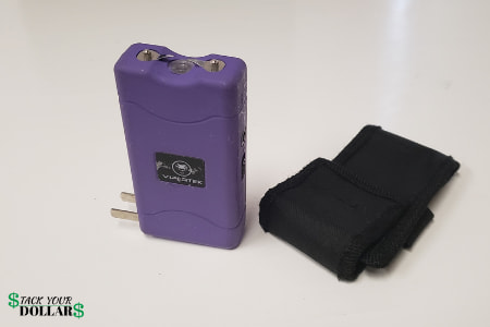 Purple Rechargeable Vipertek Stun Gun