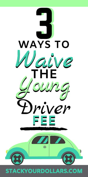Waive young driver fee image