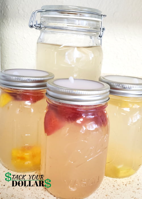 Water kefir jars